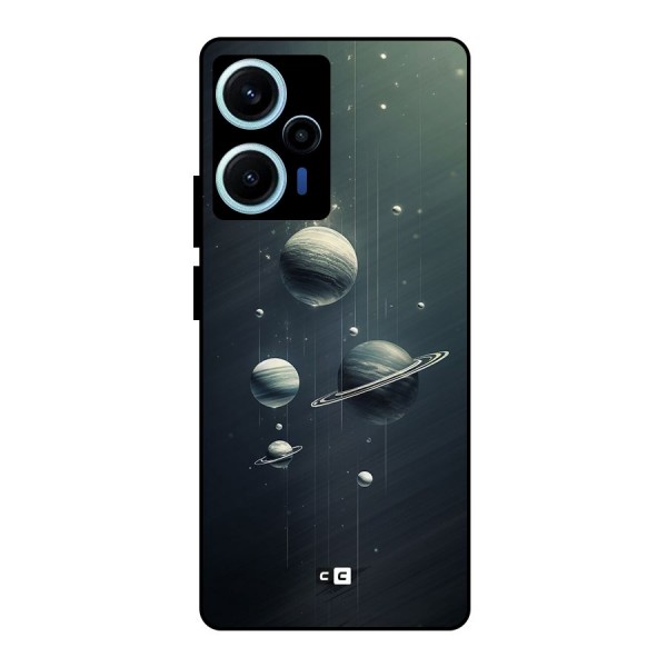 Hanging Planets Metal Back Case for Poco F5