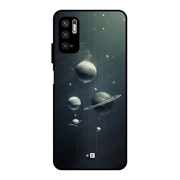 Hanging Planets Metal Back Case for Poco M3 Pro 5G