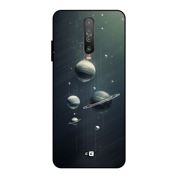 Hanging Planets Metal Back Case for Poco X2