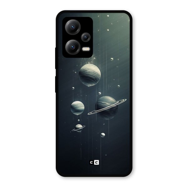 Hanging Planets Metal Back Case for Poco X5