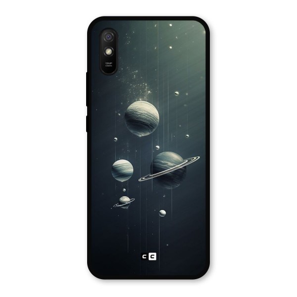 Hanging Planets Metal Back Case for Redmi 9i