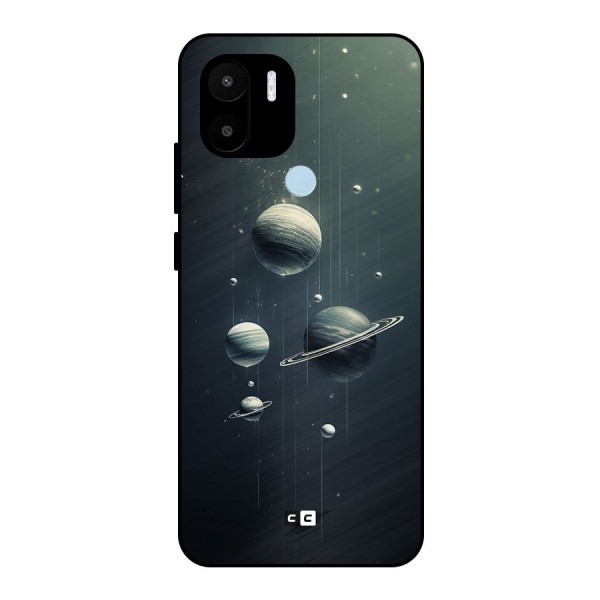Hanging Planets Metal Back Case for Redmi A1 Plus