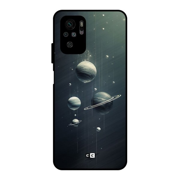 Hanging Planets Metal Back Case for Redmi Note 10