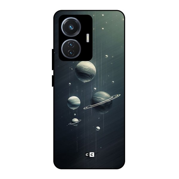 Hanging Planets Metal Back Case for Vivo T1 44W