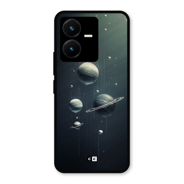 Hanging Planets Metal Back Case for Vivo Y22s