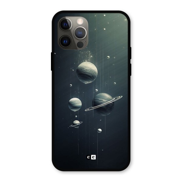 Hanging Planets Metal Back Case for iPhone 12 Pro