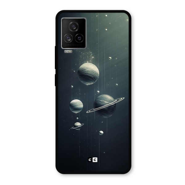 Hanging Planets Metal Back Case for iQOO 7 Legend 5G