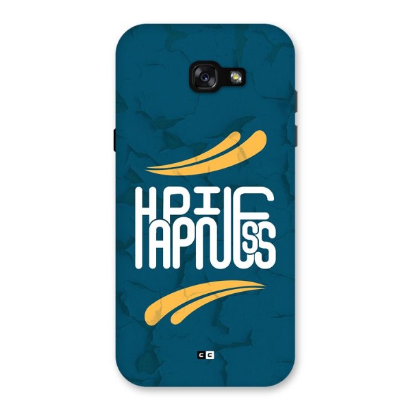 Happpiness Typography Back Case for Galaxy A7 (2017)