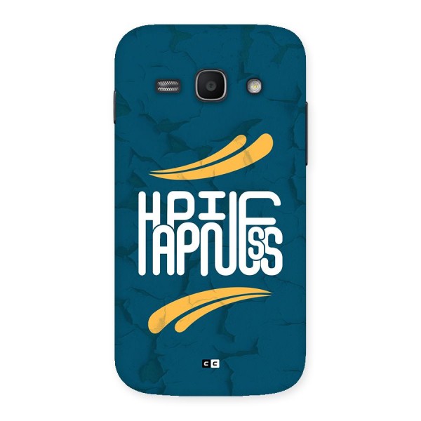 Happpiness Typography Back Case for Galaxy Ace3