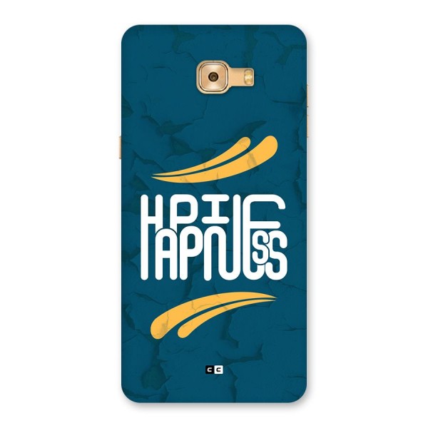 Happpiness Typography Back Case for Galaxy C9 Pro