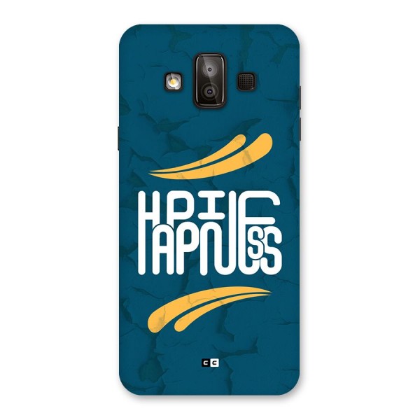 Happpiness Typography Back Case for Galaxy J7 Duo