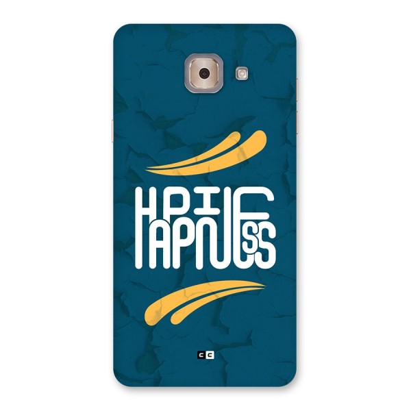 Happpiness Typography Back Case for Galaxy J7 Max