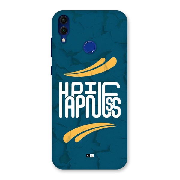 Happpiness Typography Back Case for Honor 8C