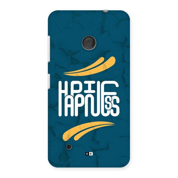 Happpiness Typography Back Case for Lumia 530