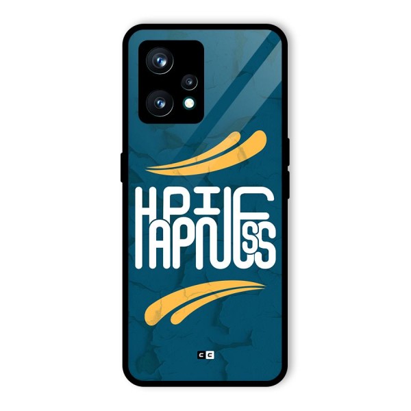 Happpiness Typography Back Case for Realme 9