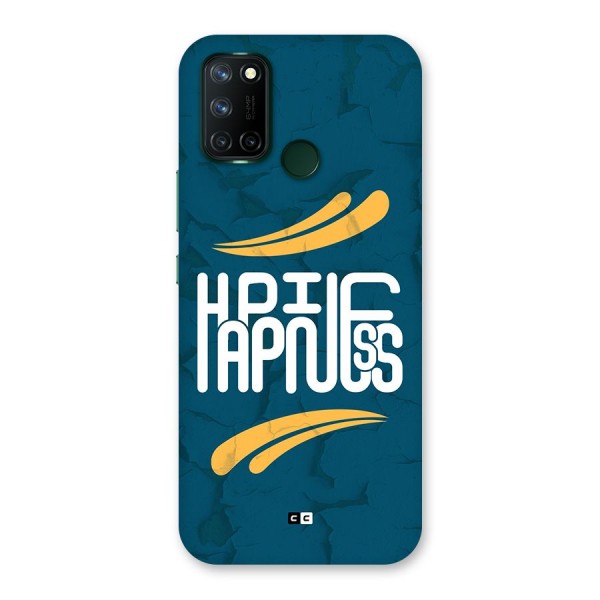 Happpiness Typography Back Case for Realme C17