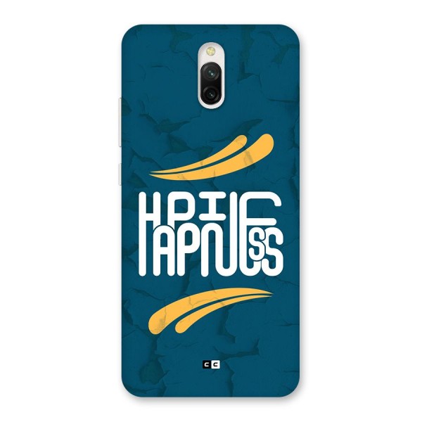 Happpiness Typography Back Case for Redmi 8A Dual