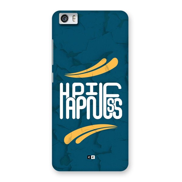 Happpiness Typography Back Case for Redmi Mi 5