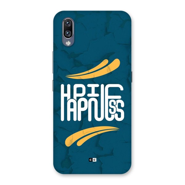 Happpiness Typography Back Case for Vivo NEX