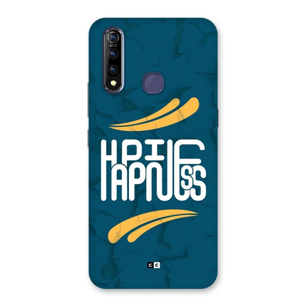 Happpiness Typography Back Case for Vivo Z1 Pro