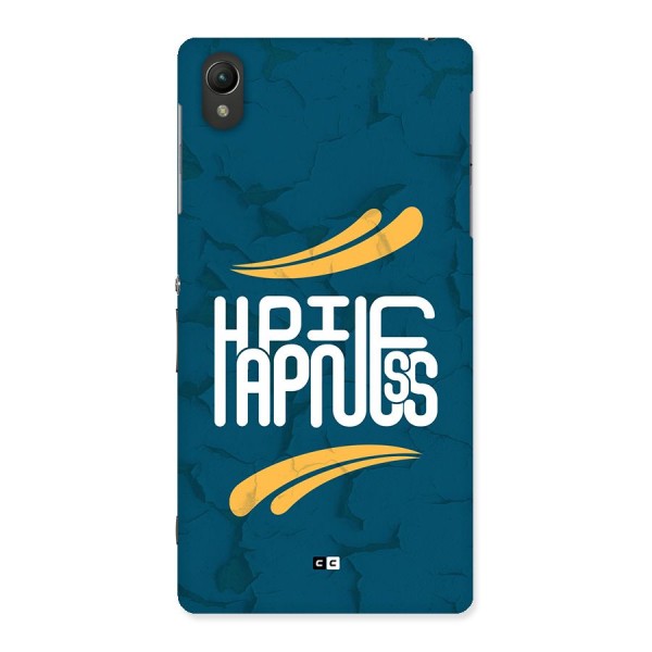 Happpiness Typography Back Case for Xperia Z2