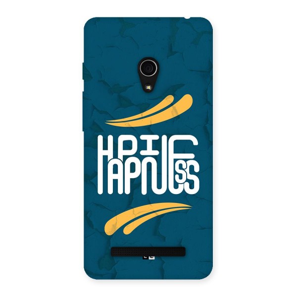 Happpiness Typography Back Case for Zenfone 5