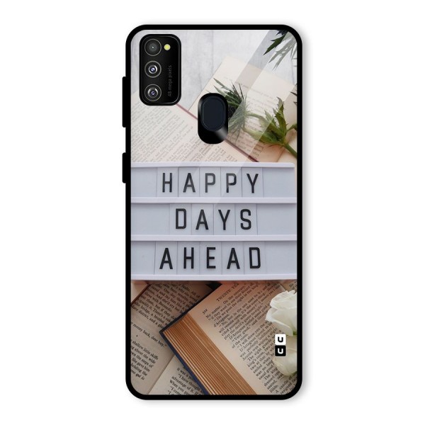 Happy Days Ahead Glass Back Case for Galaxy M21