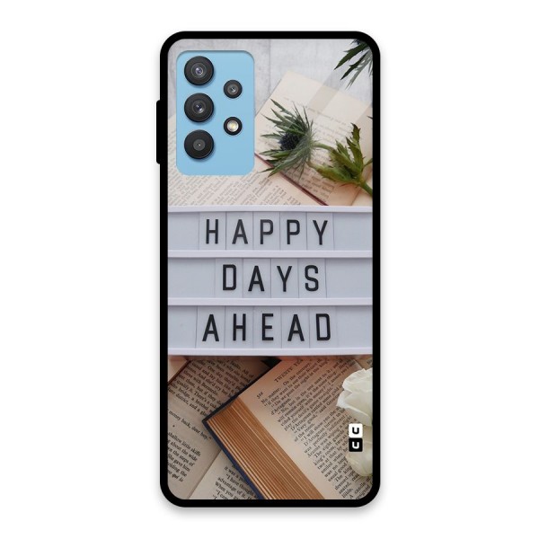 Happy Days Ahead Glass Back Case for Galaxy M32 5G