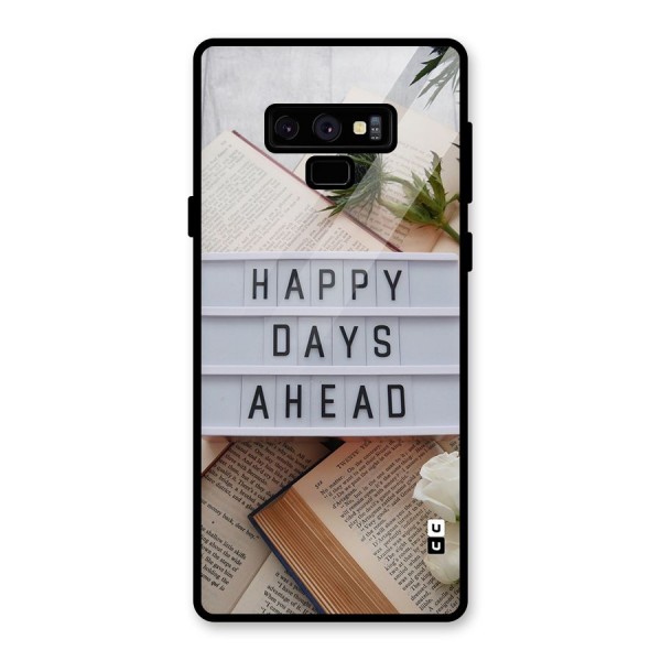 Happy Days Ahead Glass Back Case for Galaxy Note 9