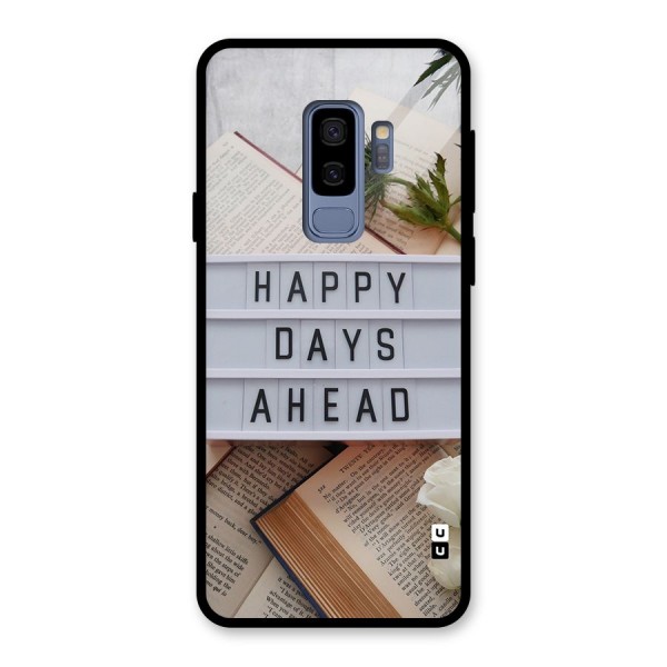 Happy Days Ahead Glass Back Case for Galaxy S9 Plus