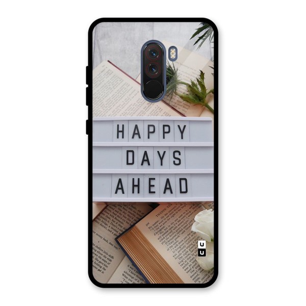 Happy Days Ahead Glass Back Case for Poco F1