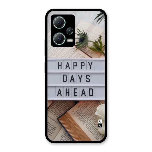 Happy Days Ahead Glass Back Case for Poco X5