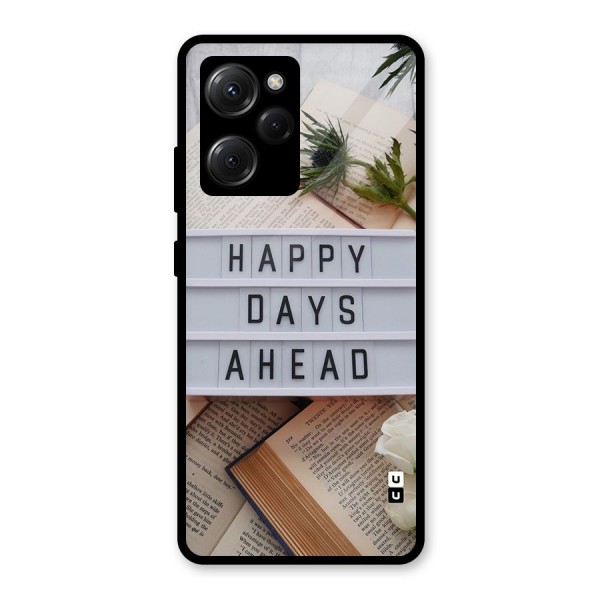 Happy Days Ahead Glass Back Case for Poco X5 Pro