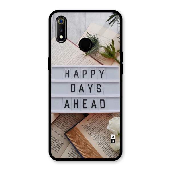 Happy Days Ahead Glass Back Case for Realme 3