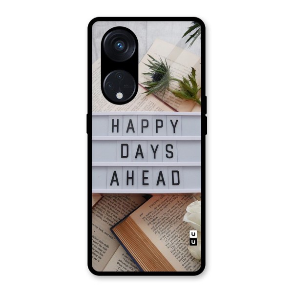 Happy Days Ahead Glass Back Case for Reno8 T 5G