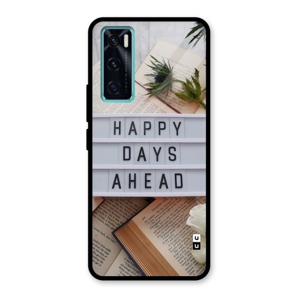 Happy Days Ahead Glass Back Case for Vivo V20 SE