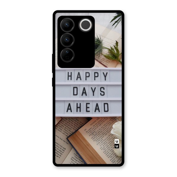 Happy Days Ahead Glass Back Case for Vivo V27 Pro