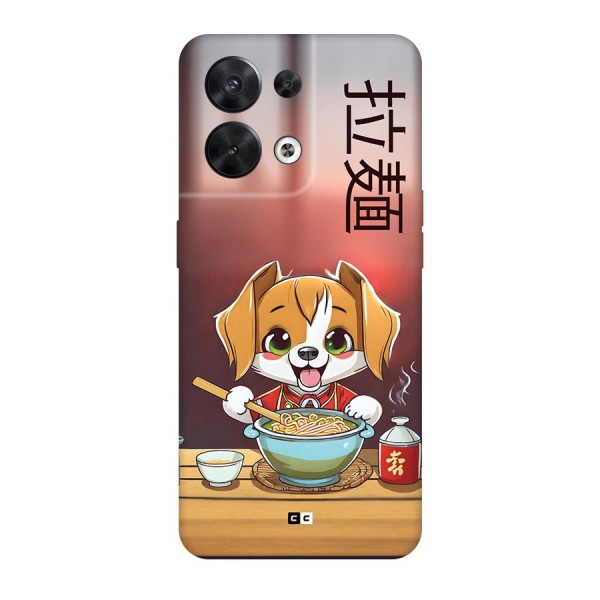 Happy Dog Cooking Back Case for Oppo Reno8 5G