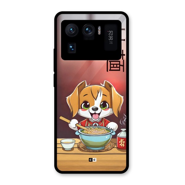 Happy Dog Cooking Glass Back Case for Mi 11 Ultra