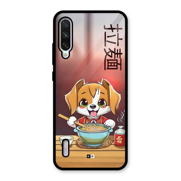 Happy Dog Cooking Glass Back Case for Mi A3