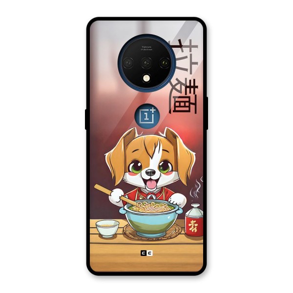 Happy Dog Cooking Glass Back Case for OnePlus 7T