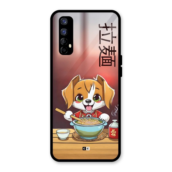 Happy Dog Cooking Glass Back Case for Realme 7