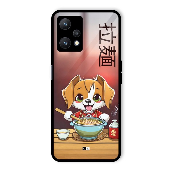 Happy Dog Cooking Glass Back Case for Realme 9 Pro 5G