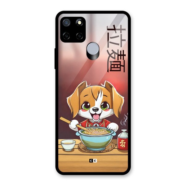 Happy Dog Cooking Glass Back Case for Realme C12