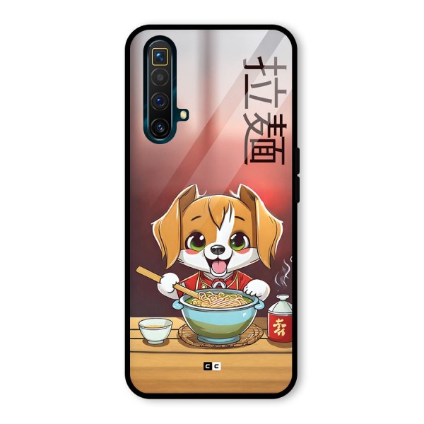 Happy Dog Cooking Glass Back Case for Realme X3 SuperZoom