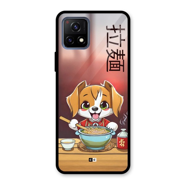 Happy Dog Cooking Glass Back Case for Vivo Y72 5G