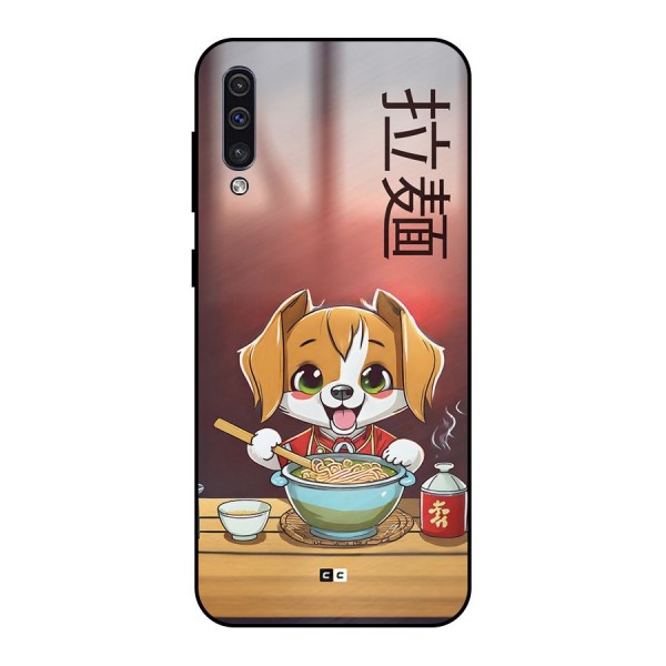 Happy Dog Cooking Metal Back Case for Galaxy A50s