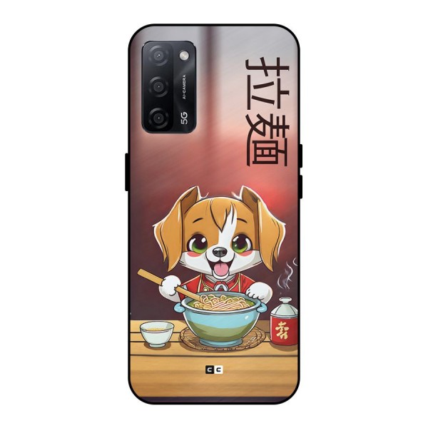 Happy Dog Cooking Metal Back Case for Oppo A53s 5G