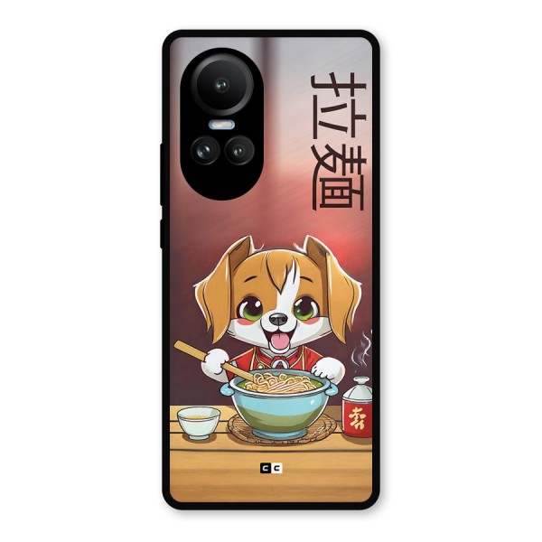 Happy Dog Cooking Metal Back Case for Oppo Reno10 Pro