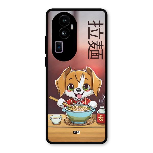 Happy Dog Cooking Metal Back Case for Oppo Reno10 Pro Plus